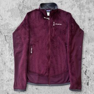 Patagonia R Burgundy Fleece Jacket